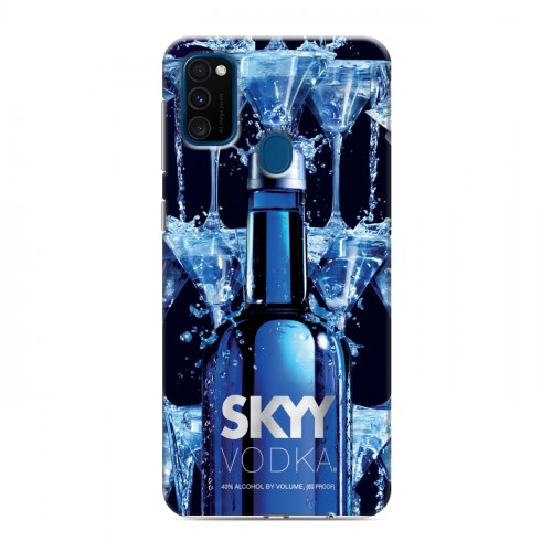 Дизайнерский силиконовый чехол для Samsung Galaxy M30s Skyy Vodka