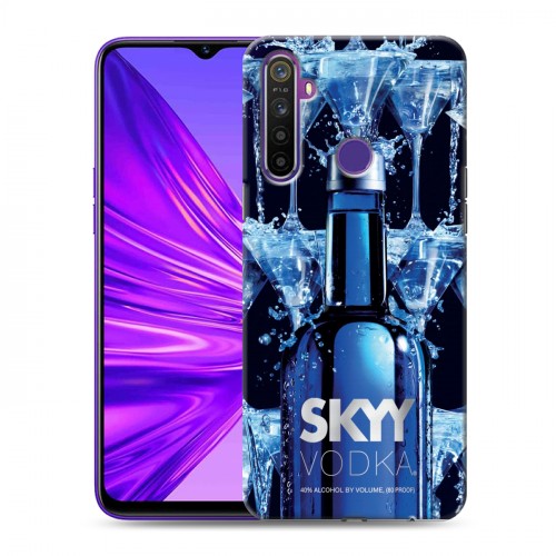 Дизайнерский силиконовый чехол для Realme 5 Skyy Vodka