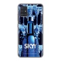 Дизайнерский силиконовый чехол для Samsung Galaxy A51 Skyy Vodka