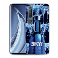 Дизайнерский силиконовый с усиленными углами чехол для Xiaomi Mi 10 Skyy Vodka