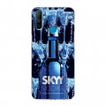 Дизайнерский силиконовый чехол для Realme C3 Skyy Vodka