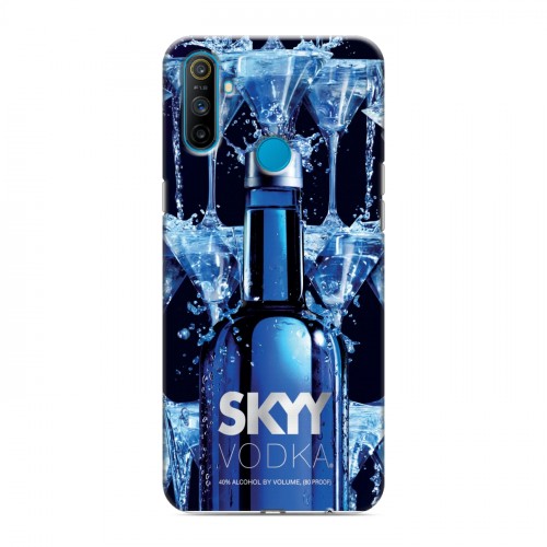 Дизайнерский силиконовый чехол для Realme C3 Skyy Vodka