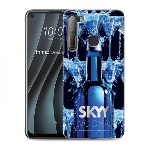 Дизайнерский пластиковый чехол для HTC Desire 20 Pro Skyy Vodka