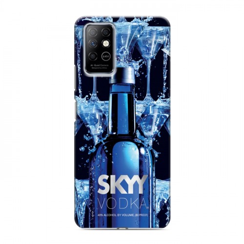Дизайнерский пластиковый чехол для Infinix Note 8 Skyy Vodka