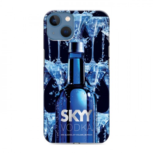 Дизайнерский силиконовый чехол для Iphone 13 Skyy Vodka