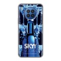 Дизайнерский силиконовый чехол для Huawei Nova 8i Skyy Vodka