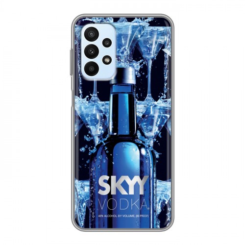 Дизайнерский силиконовый чехол для Samsung Galaxy A23 Skyy Vodka