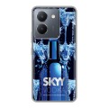 Дизайнерский силиконовый чехол для Vivo Y36 Skyy Vodka