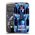 Дизайнерский пластиковый чехол для HTC Desire 500 Skyy Vodka