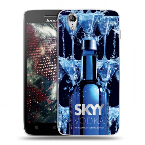 Дизайнерский пластиковый чехол для Lenovo Vibe X Skyy Vodka