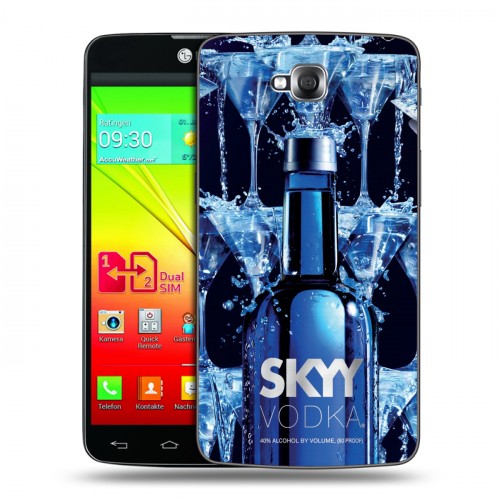 Дизайнерский силиконовый чехол для LG G Pro Lite Dual Skyy Vodka