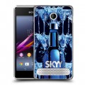 Дизайнерский силиконовый чехол для Sony Xperia E1 Skyy Vodka