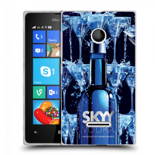 Дизайнерский пластиковый чехол для Microsoft Lumia 435 Skyy Vodka