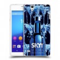 Дизайнерский пластиковый чехол для Sony Xperia C4 Skyy Vodka