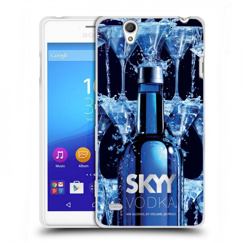 Дизайнерский пластиковый чехол для Sony Xperia C4 Skyy Vodka