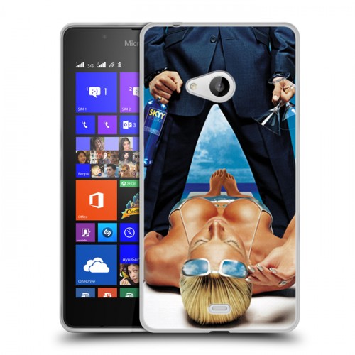 Дизайнерский пластиковый чехол для Microsoft Lumia 540 Skyy Vodka