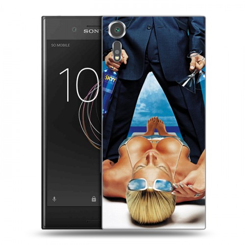 Дизайнерский пластиковый чехол для Sony Xperia XZs Skyy Vodka