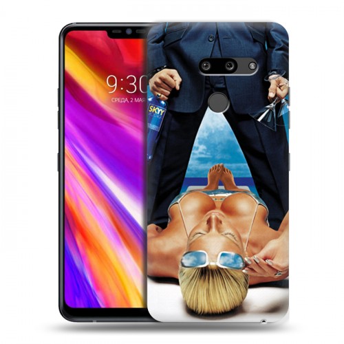 Дизайнерский пластиковый чехол для LG G8 ThinQ Skyy Vodka