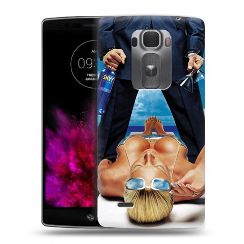 Дизайнерский пластиковый чехол для LG G Flex 2 Skyy Vodka