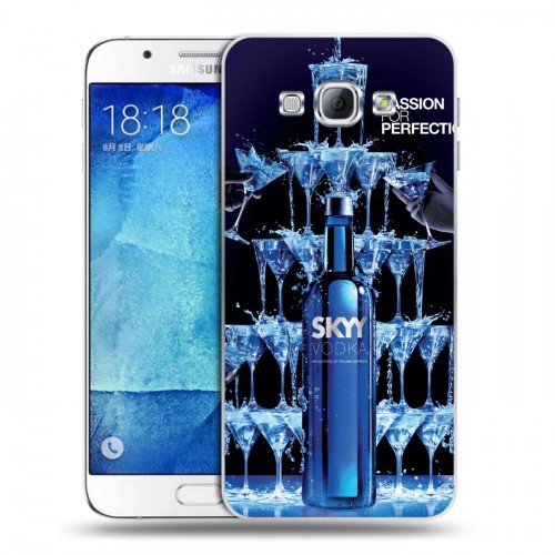 Дизайнерский пластиковый чехол для Samsung Galaxy A8 Skyy Vodka