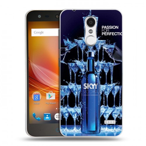 Дизайнерский пластиковый чехол для ZTE Blade X5 Skyy Vodka