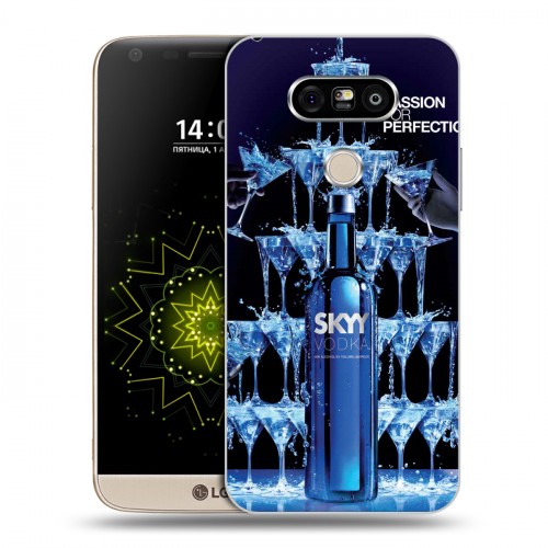 Дизайнерский пластиковый чехол для LG G5 Skyy Vodka