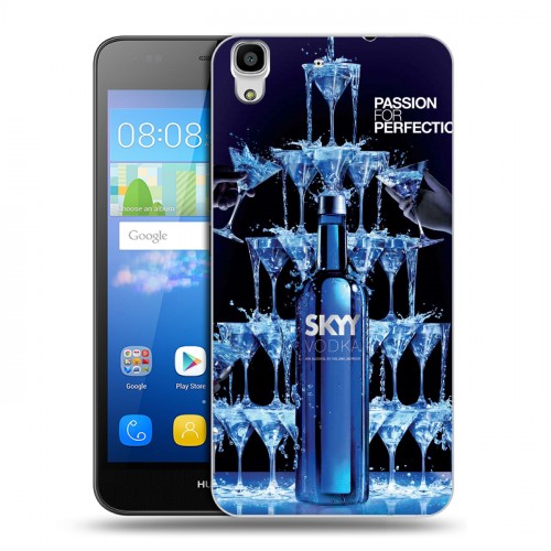 Дизайнерский пластиковый чехол для Huawei Y6 Skyy Vodka