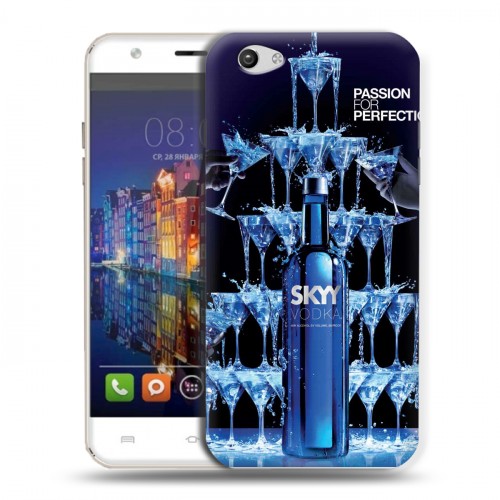 Дизайнерский силиконовый чехол для BQ Amsterdam Skyy Vodka