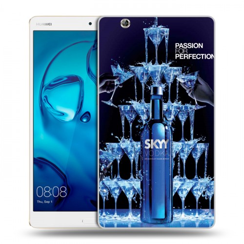 Дизайнерский силиконовый чехол для Huawei MediaPad M3 Skyy Vodka