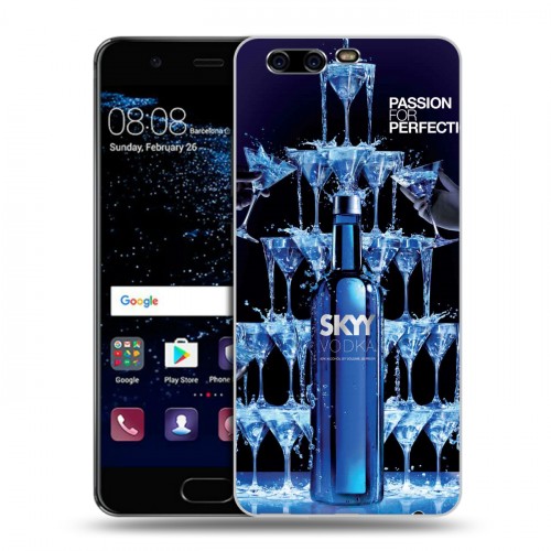 Дизайнерский пластиковый чехол для Huawei P10 Skyy Vodka