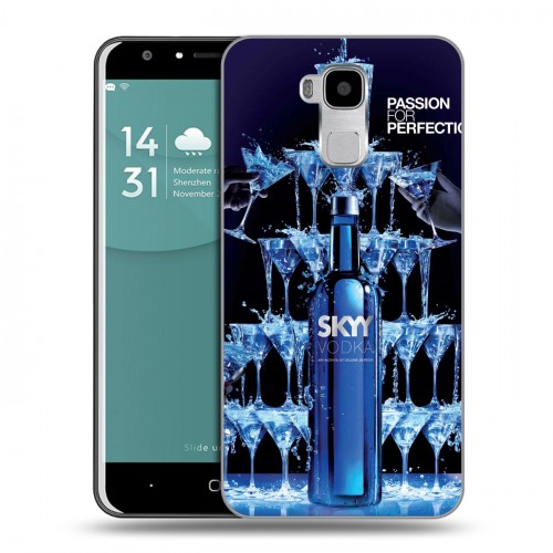 Дизайнерский пластиковый чехол для Doogee Y6 Skyy Vodka