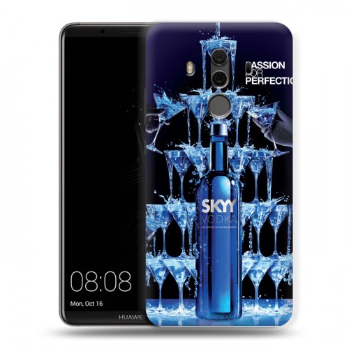 Дизайнерский пластиковый чехол для Huawei Mate 10 Pro Skyy Vodka