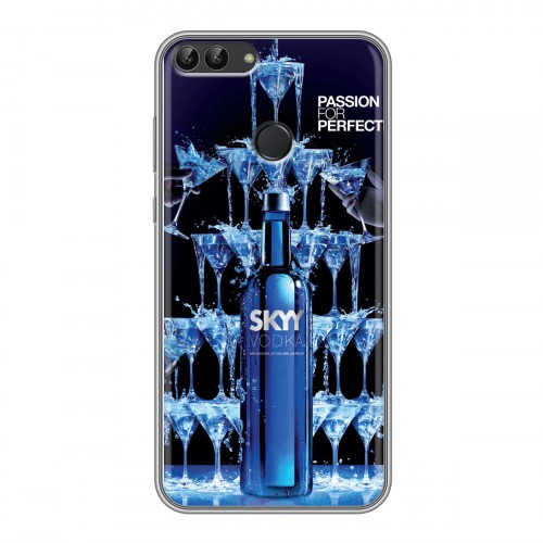 Дизайнерский силиконовый чехол для Huawei P Smart Skyy Vodka