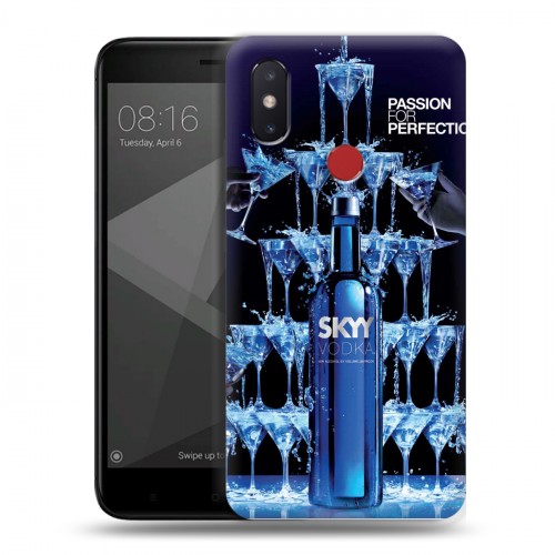 Дизайнерский пластиковый чехол для Xiaomi Mi8 SE Skyy Vodka