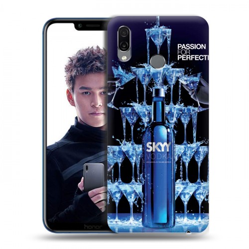 Дизайнерский пластиковый чехол для Huawei Honor Play Skyy Vodka