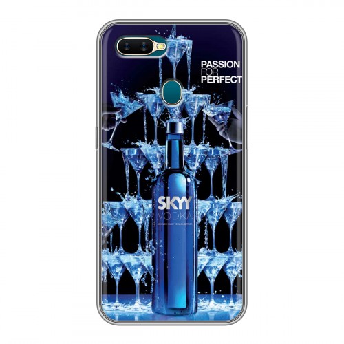 Дизайнерский силиконовый чехол для OPPO AX7 Skyy Vodka