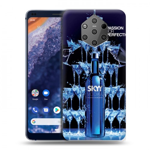 Дизайнерский силиконовый чехол для Nokia 9 PureView Skyy Vodka