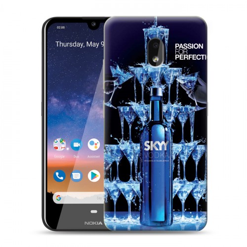 Дизайнерский пластиковый чехол для Nokia 2.2 Skyy Vodka