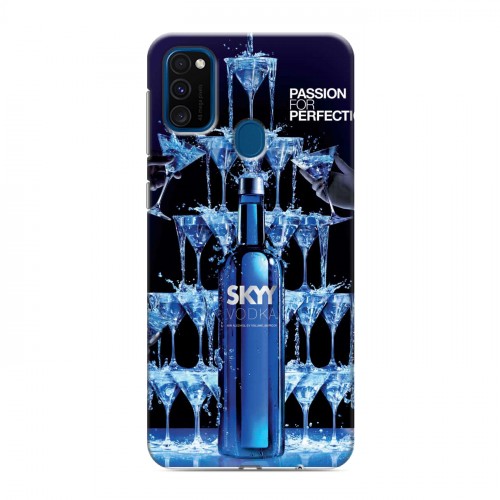 Дизайнерский силиконовый чехол для Samsung Galaxy M30s Skyy Vodka