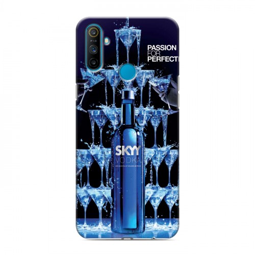 Дизайнерский силиконовый чехол для Realme C3 Skyy Vodka