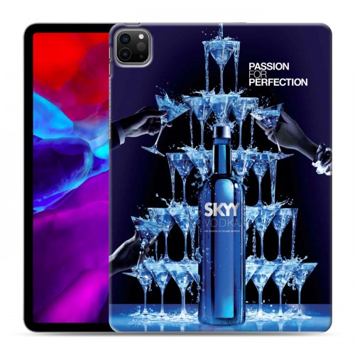 Дизайнерский силиконовый с усиленными углами чехол для Ipad Pro 11 (2020) Skyy Vodka