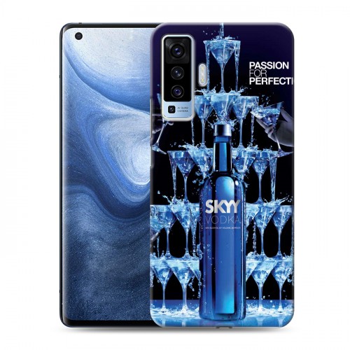 Дизайнерский пластиковый чехол для Vivo X50 Skyy Vodka