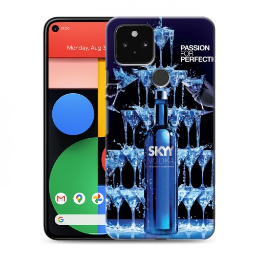 Дизайнерский пластиковый чехол для Google Pixel 5 Skyy Vodka