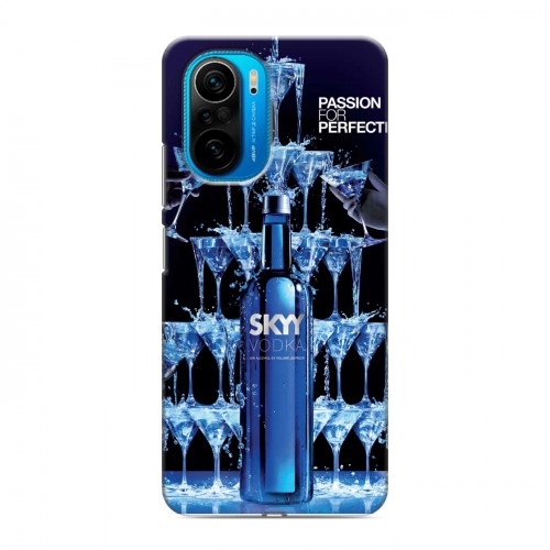 Дизайнерский силиконовый чехол для Xiaomi Poco F3 Skyy Vodka