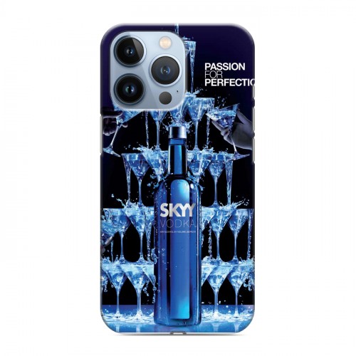 Дизайнерский силиконовый чехол для Iphone 13 Pro Skyy Vodka