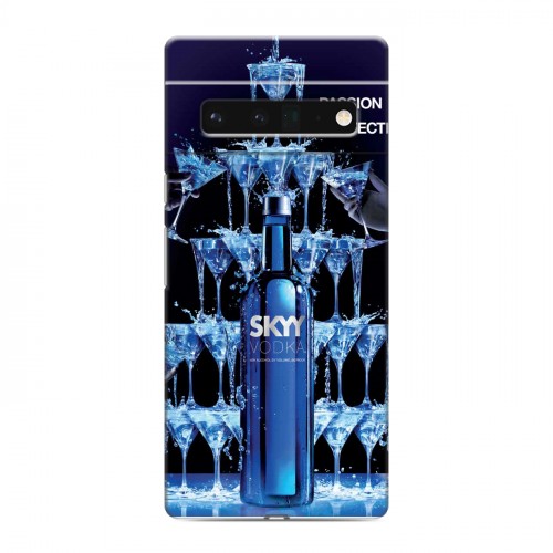 Дизайнерский силиконовый чехол для Google Pixel 6 Pro Skyy Vodka