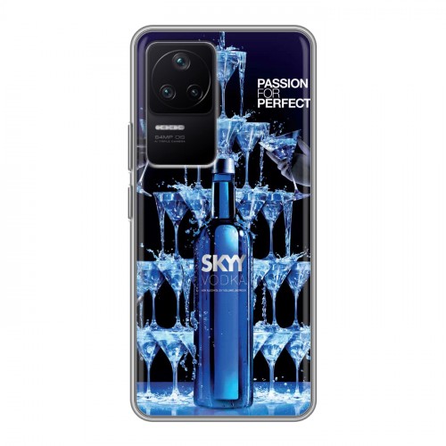 Дизайнерский силиконовый чехол для Xiaomi Poco F4 Skyy Vodka