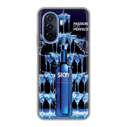 Дизайнерский силиконовый чехол для Huawei Nova Y70 Skyy Vodka