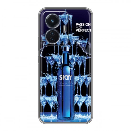 Дизайнерский силиконовый чехол для Vivo T1 Skyy Vodka