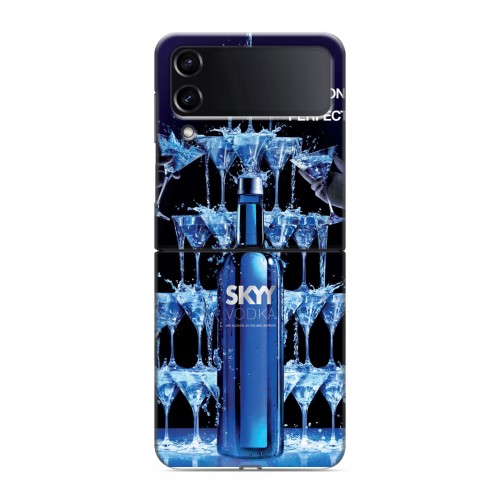 Дизайнерский пластиковый чехол для Samsung Galaxy Z Flip 4 Skyy Vodka